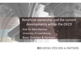 Beneficial ownership and the current developments within the OECD