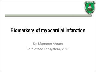 Biomarkers of myocardial infarction