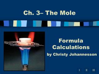 Formula Calculations by Christy Johannesson