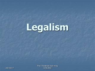 Legalism