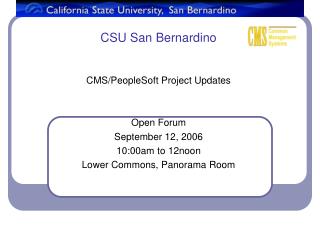 CSU San Bernardino