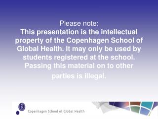 The University of Copenhagen