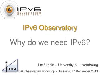 IPv6 Observatory