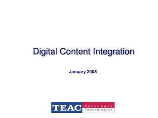 Digital Content Integration