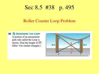 Sec 8.5 #38 p . 495