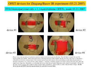 ITO(24nm)/parylene(&lt;d&gt; = 1.14 m )/rubrene OFETs, made 03.21.2007