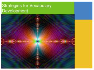 Strategies for Vocabulary Development