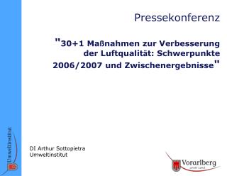 DI Arthur Sottopietra Umweltinstitut