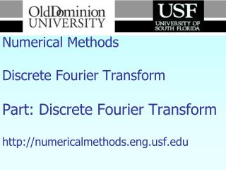 For more details on this topic Go to numericalmethods.engf Click on Keyword