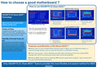 GIGABYTE EZ-Share BIOS™ Technology