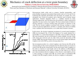 Mechanics of crack deflection at a twist grain boundary