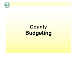 County Budgeting