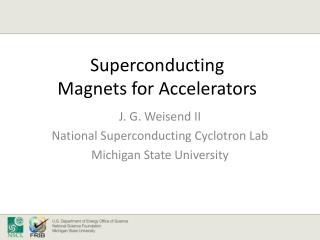 Superconducting Magnets for Accelerators