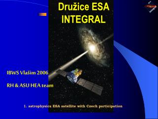 Dru žice ESA INTEGRAL