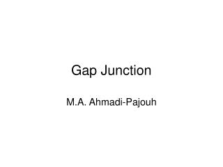 Gap Junction