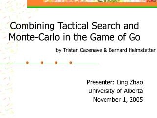 Combining Tactical Search and Monte-Carlo in the Game of Go