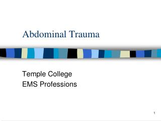 Abdominal Trauma