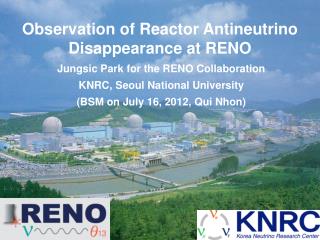 Observation of Reactor Antineutrino Disappearance at RENO