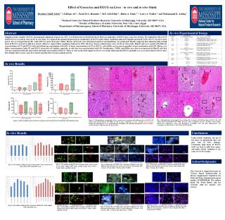 Effect of Green tea and EGCG on Liver : in vivo and in vitro Study