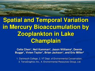 Spatial and Temporal Variation in Mercury Bioaccumulation by Zooplankton in Lake Champlain