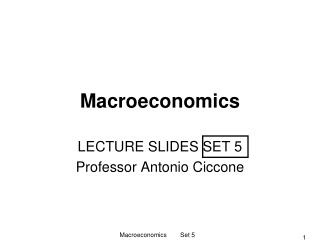 Macroeconomics