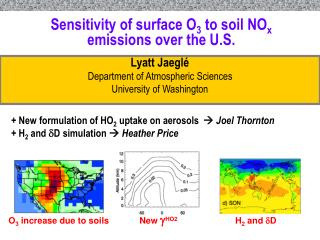 Sensitivity of surface O 3 to soil NO x emissions over the U.S.