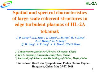 J. Q. Dong 1,2 , K.J. Zhao 1 , J. Cheng 1 , L.W. Yan 1 , W. Y. Hong 1 ,