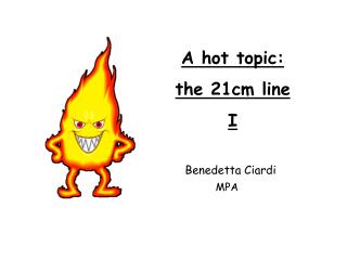 A hot topic: the 21cm line I