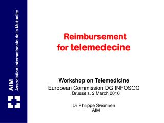 Reimbursement for telemedecine