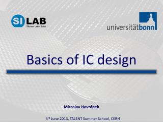 Basics of IC design
