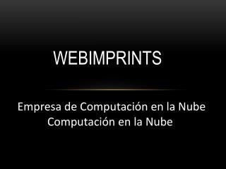 Computación en la Nube