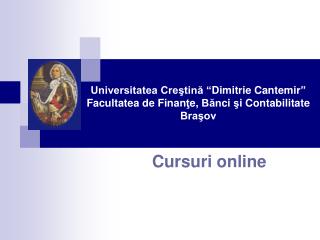 Cursuri online