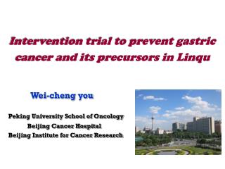 Intervention trial to prevent gastric cancer and its precursors in Linqu
