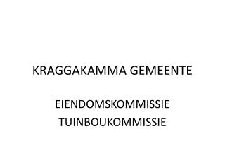 KRAGGAKAMMA GEMEENTE