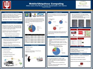Mobile/Ubiquitous Computing Adrian Juarez, Brad Becker, Peyman Hosseinzadeh, John Cabrera