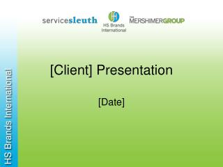 [Client] Presentation