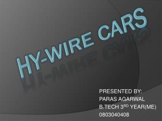 HY-WIRE CARS