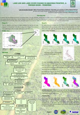 LAND USE AND LAND COVER CHANGE IN AMAZONIA FRONTIER, JI-PARANÁ BASIN – RONDÔNIA