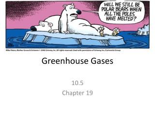 Greenhouse Gases