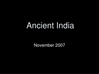 Ancient India