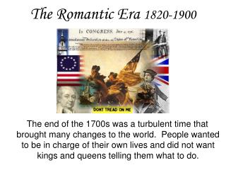 The Romantic Era 1820-1900