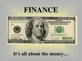 FINANCE