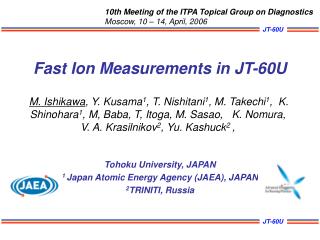 Fast Ion Measurements in JT-60U