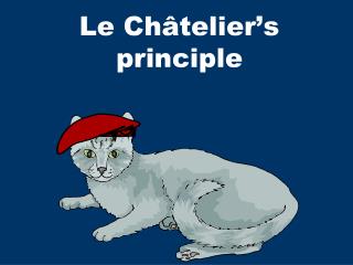Le Châtelier’s principle