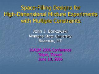 Space-Filling Designs for High-Dimensional Mixture Experiments with Multiple Constraints