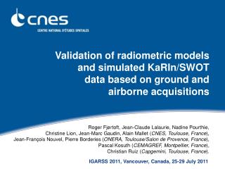 IGARSS 2011, Vancouver, Canada, 25-29 July 2011