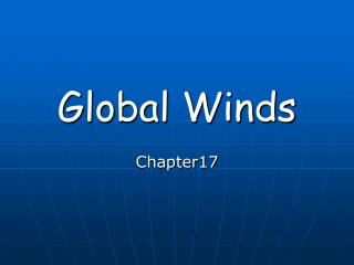 Global Winds
