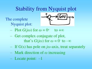 Stability from Nyquist plot