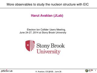 More observables to study the nucleon structure with EIC