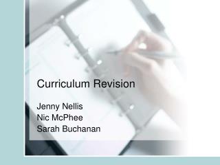 Curriculum Revision